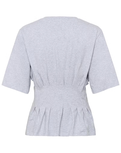 Gestuz - GZInez T-Shirt - Ultra Light Grey Mélange